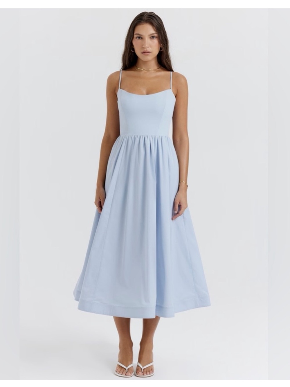 House of CB Lolita Midi Dress Blue Size XS